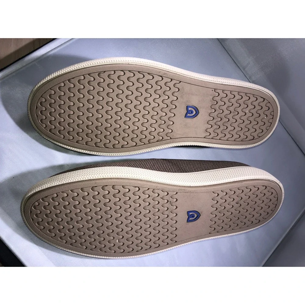 Rothys Mens RS01 Sneaker Brown Knit Slip On Casual Shoes Size 9.5